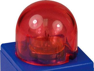 7050-W10-I1R afdekkap lamp rood