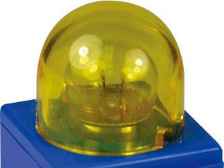 7050-W10-I1Y Afdekkap lamp geel